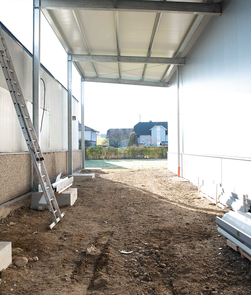 Montage & Stahlbau für Überdachung